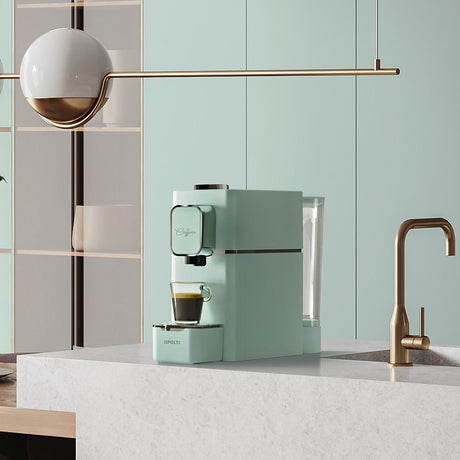 Polti Coffea S15G, macchina da caffè a cialde E.S.E. da 44 m con espulsione automatica delle cialde nell'apposito cassetto, serbatoio removibile da 0,85 l