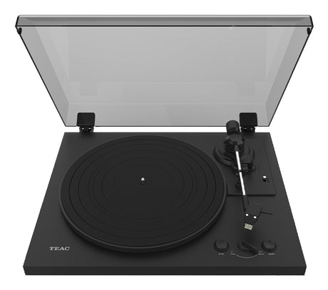 TEAC TN-175-B Giradischi con trasmissione a cinghia Nero Completamente automatico