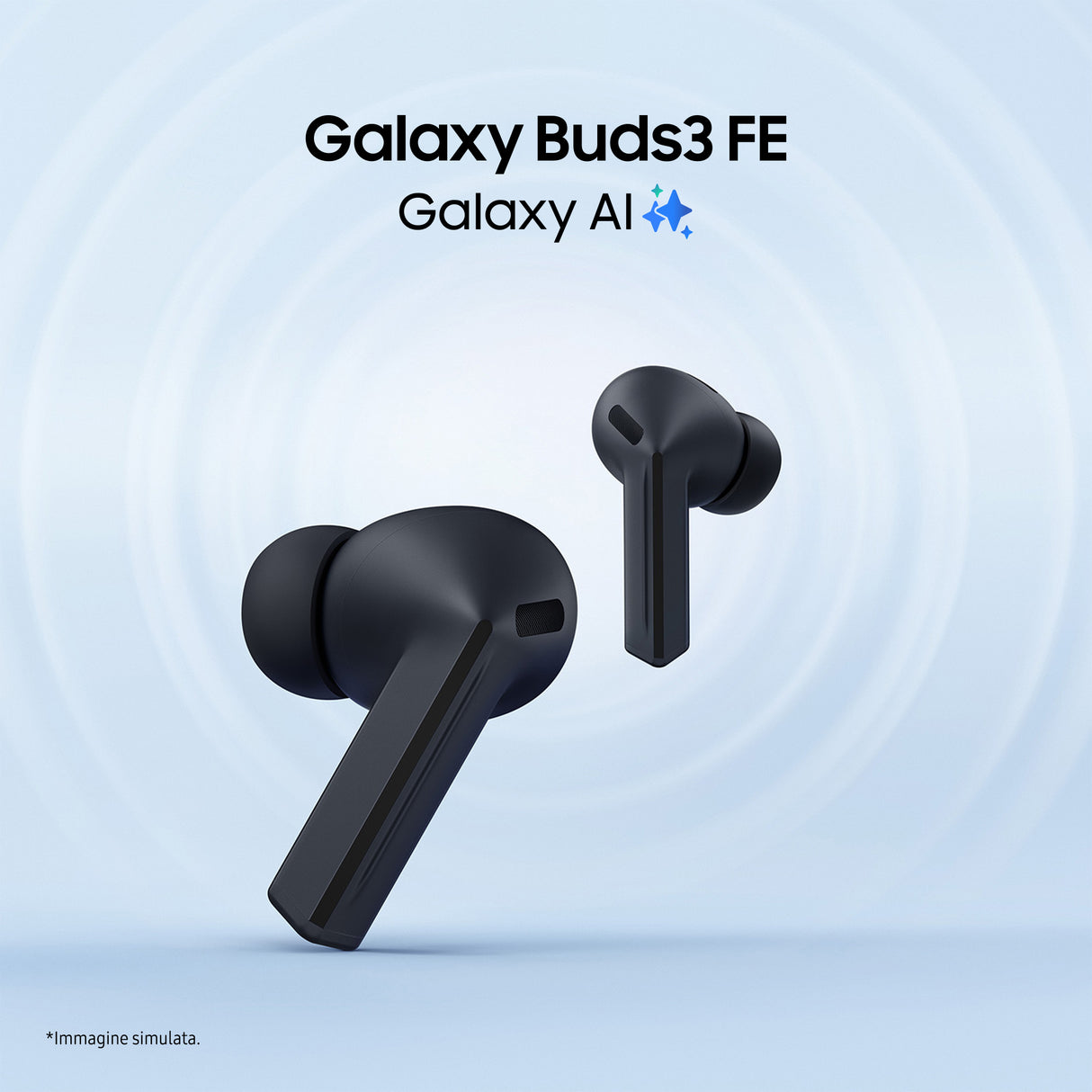 Samsung Galaxy Buds3 FE, Auricolari Wireless, Audio 360, Gemini AI, Gray