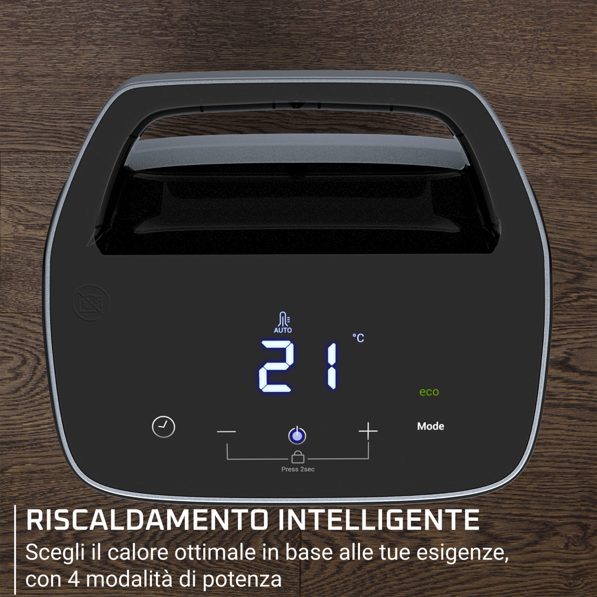 Rowenta Instant Comfort +, Termoventilatore, Potente Riscaldamento in Ceramica, SO9360F0