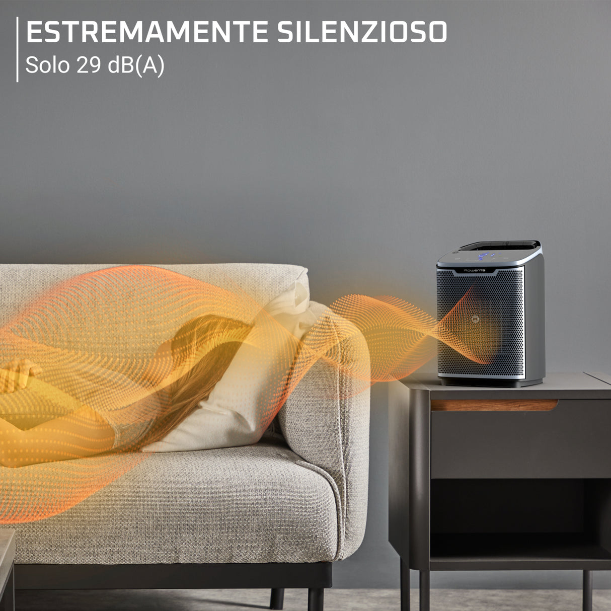 Rowenta Instant Comfort +, Termoventilatore, Potente Riscaldamento in Ceramica, SO9360F0