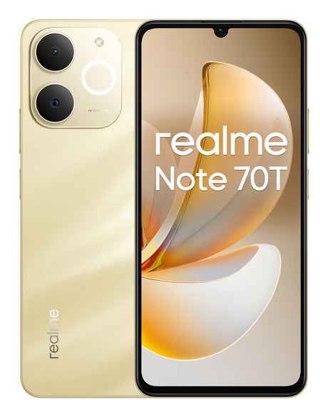 realme Note 70T 17,1 cm (6.74") Doppia SIM Android 15 4G USB tipo-C 4 GB 128 GB 6000 mAh Oro