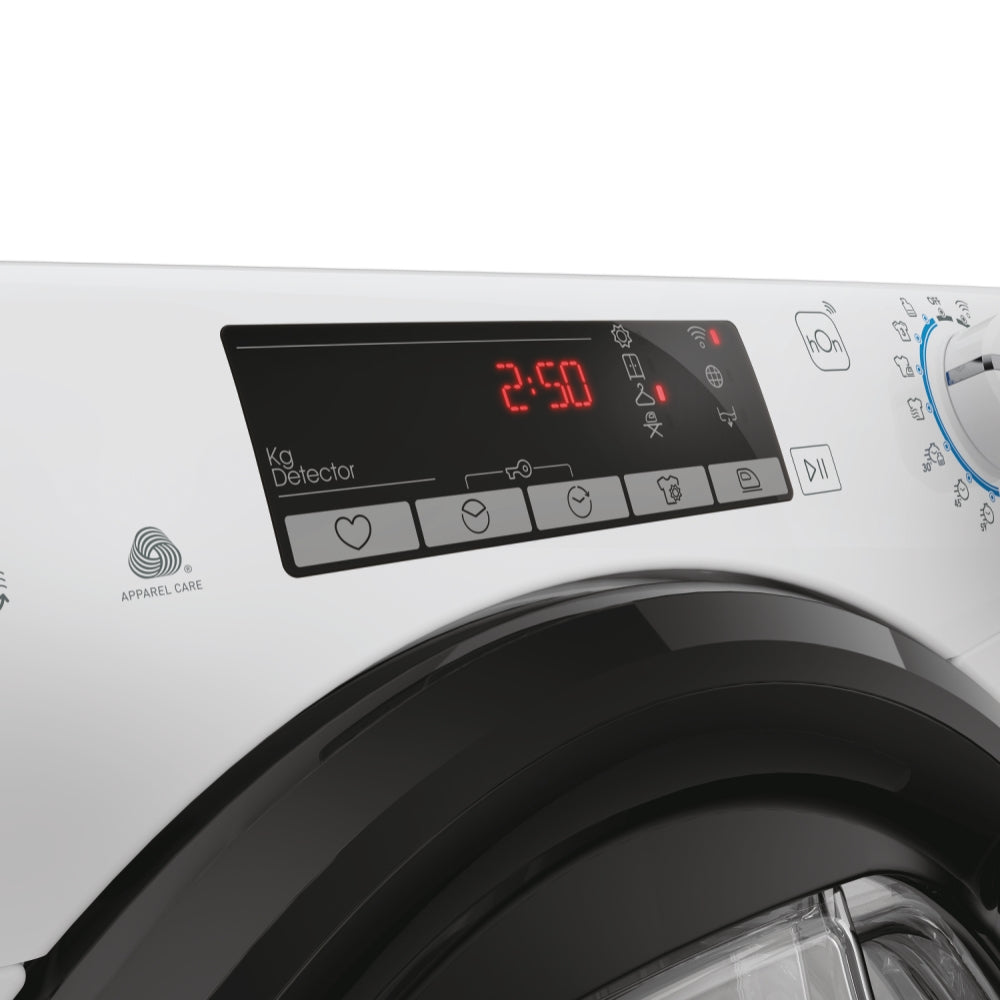 Candy Smart Pro , Asciugatrice Slim 7 KG, Classe E, Bianco, Vapore, Wi-Fi, CRO4 H7A2TBE-S