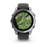 Garmin Fenix E 3,3 cm (1.3") AMOLED 47 mm Digitale 416 x 416 Pixel Touch screen Acciaio inox Wi-Fi GPS (satellitare)