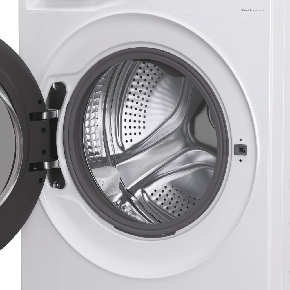 Candy ProWash 550, Lavatrice Carica Frontale 10 KG, 20% più efficente della classe A, 1400 giri, Bianco, Inverter, Vapore, Wi-Fi, Smart Wash, BP 410BL8-S