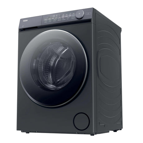 Haier X Series 7, Lavatrice Slim 9 KG, 25% più efficente della classe A, 1400 giri, Antracite, Direct Motion, Vapore, Wi-Fi, Smart AI, Scruscotto Anti-impronta, 360° ABT, HW90-B14367GTUIT