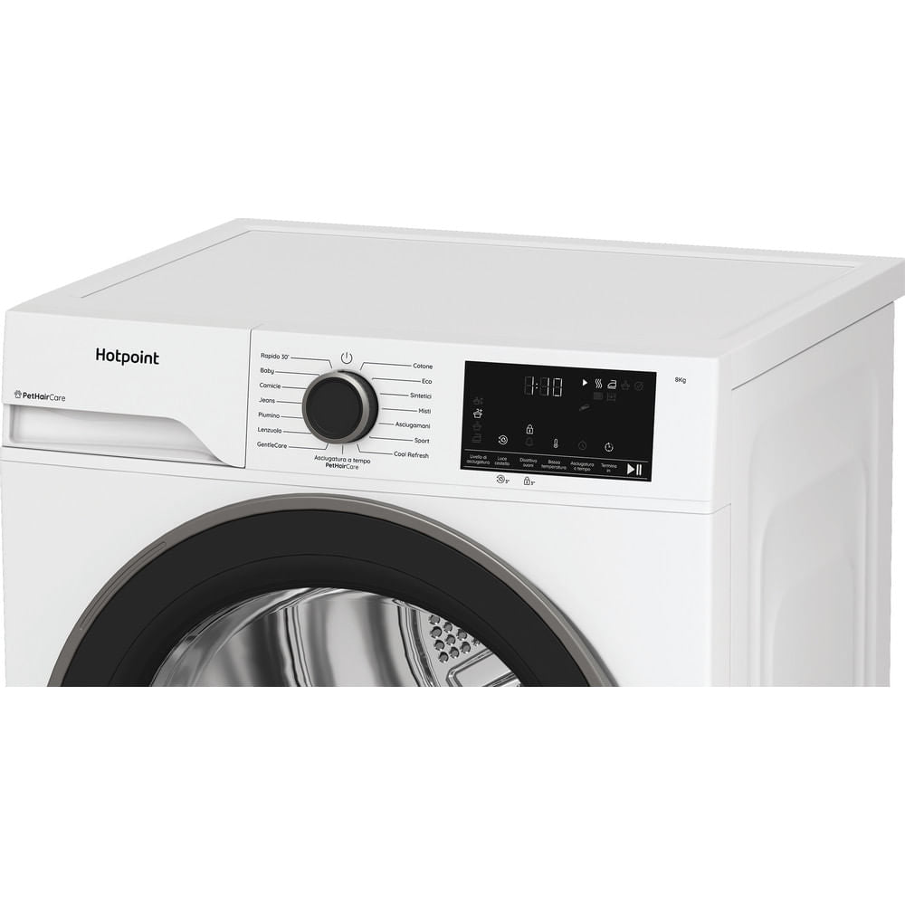 Hotpoint Ariston Asciugatrice slim a pompa di calore , 8 kg - HPT 83D BS IT - Délica
