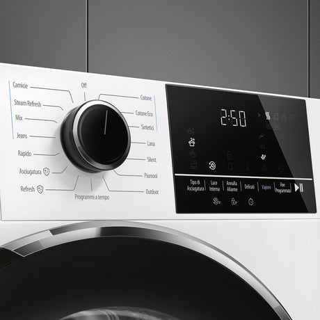 Smeg DNP08SEB asciugatrice Libera installazione Caricamento frontale 8 kg Bianco