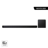 Samsung Soundbar HW-QS700F/ZF, Audio 3.1.2 canali, Wireless Dolby Atmos, 2025