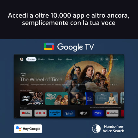 Sony BRAVIA XR BRAVIA K-55XR8A 139,7 cm (55") 4K Ultra HD Smart TV Wi-Fi Nero