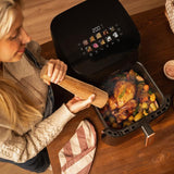 Cecotec Cecofry&Grill Smokin' 6500 Singolo 6,5 L Indipendente 2200 W Friggitrice ad aria calda Nero, Marrone