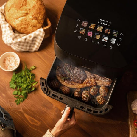 Cecotec Cecofry&Grill Smokin' 6500 Singolo 6,5 L Indipendente 2200 W Friggitrice ad aria calda Nero, Marrone