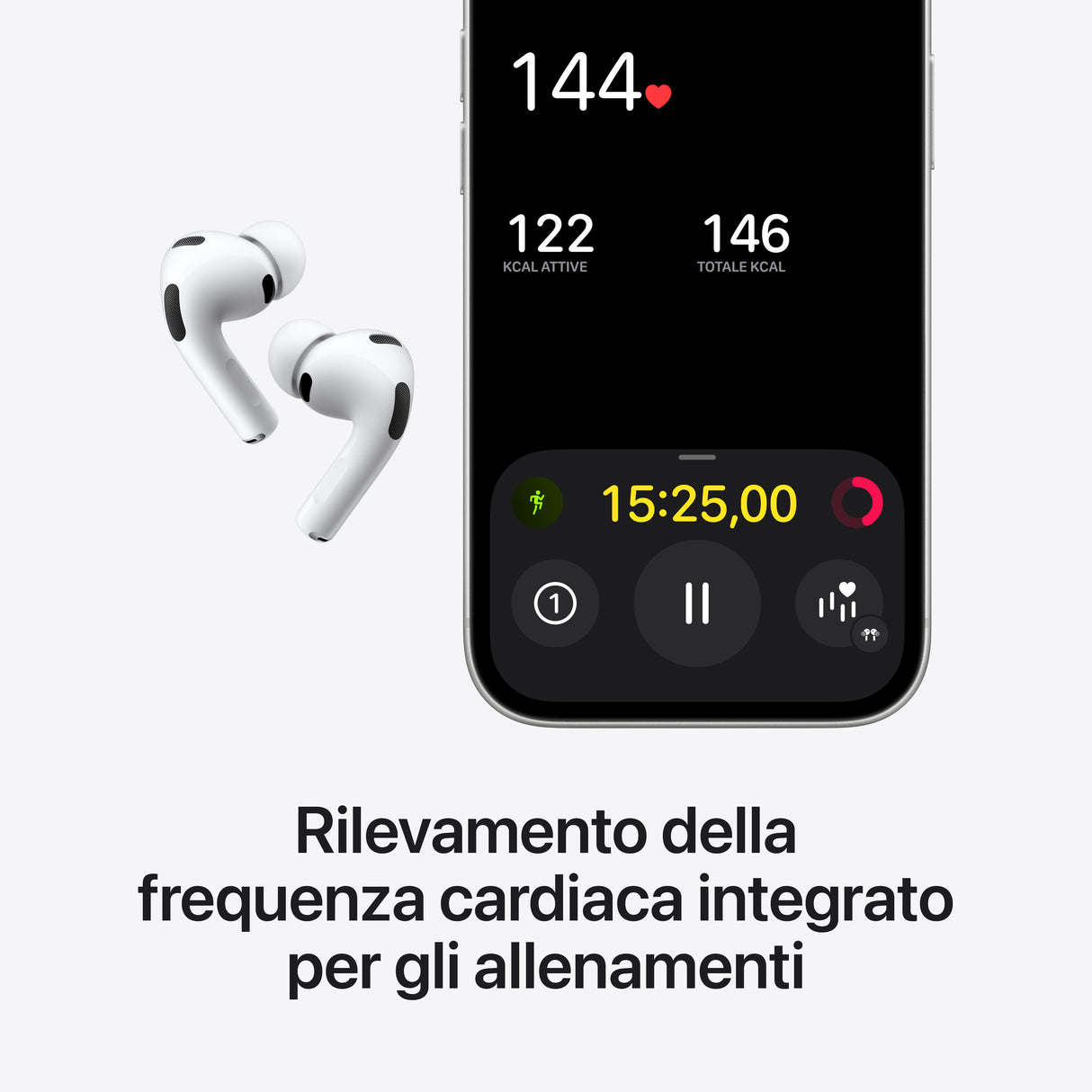 Apple AirPods Pro (terza generazione) AirPods Pro (3rd generation) Auricolare True Wireless Stereo (TWS) In-ear Chiamate/Musica/Sport/Tutti i giorni Bluetooth Bianco