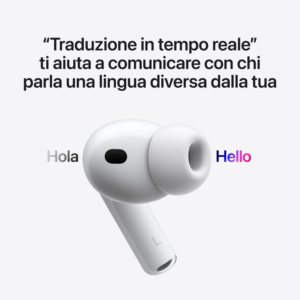 Apple AirPods Pro (terza generazione) AirPods Pro (3rd generation) Auricolare True Wireless Stereo (TWS) In-ear Chiamate/Musica/Sport/Tutti i giorni Bluetooth Bianco