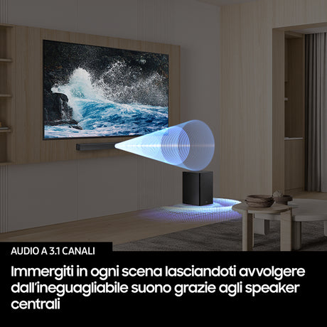 Samsung Soundbar HW-B650F/ZF, Audio 3.1 canali, Wireless Dolby 5.1ch, 2025