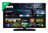 Telefunken TE32759B50V4D TV 81,3 cm (32") HD Wi-Fi Nero 250 cd/m²