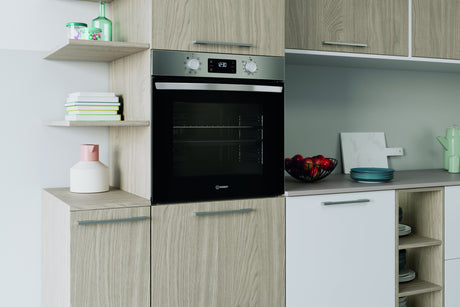 Indesit IO 255H X forno Multifunzione Inox 8Funzioni classe A 71Lt Idrolisi
