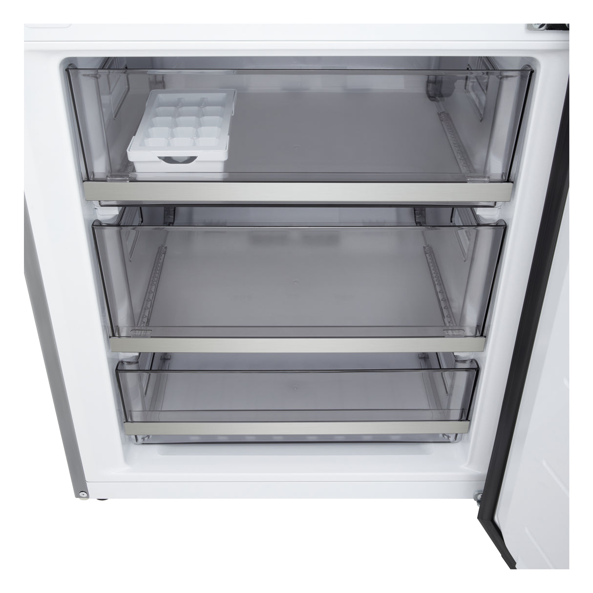 LG GBBW322CPY Frigorifero combinato Fit & Max 70cm, Classe C, 465L, AI Fresh, Prime Silver