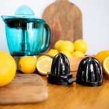 Cecotec 03351 spremiagrumi Estrattore di succo 40 W Nero, Blu, Acciaio inox