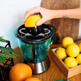Cecotec 03351 spremiagrumi Estrattore di succo 40 W Nero, Blu, Acciaio inox