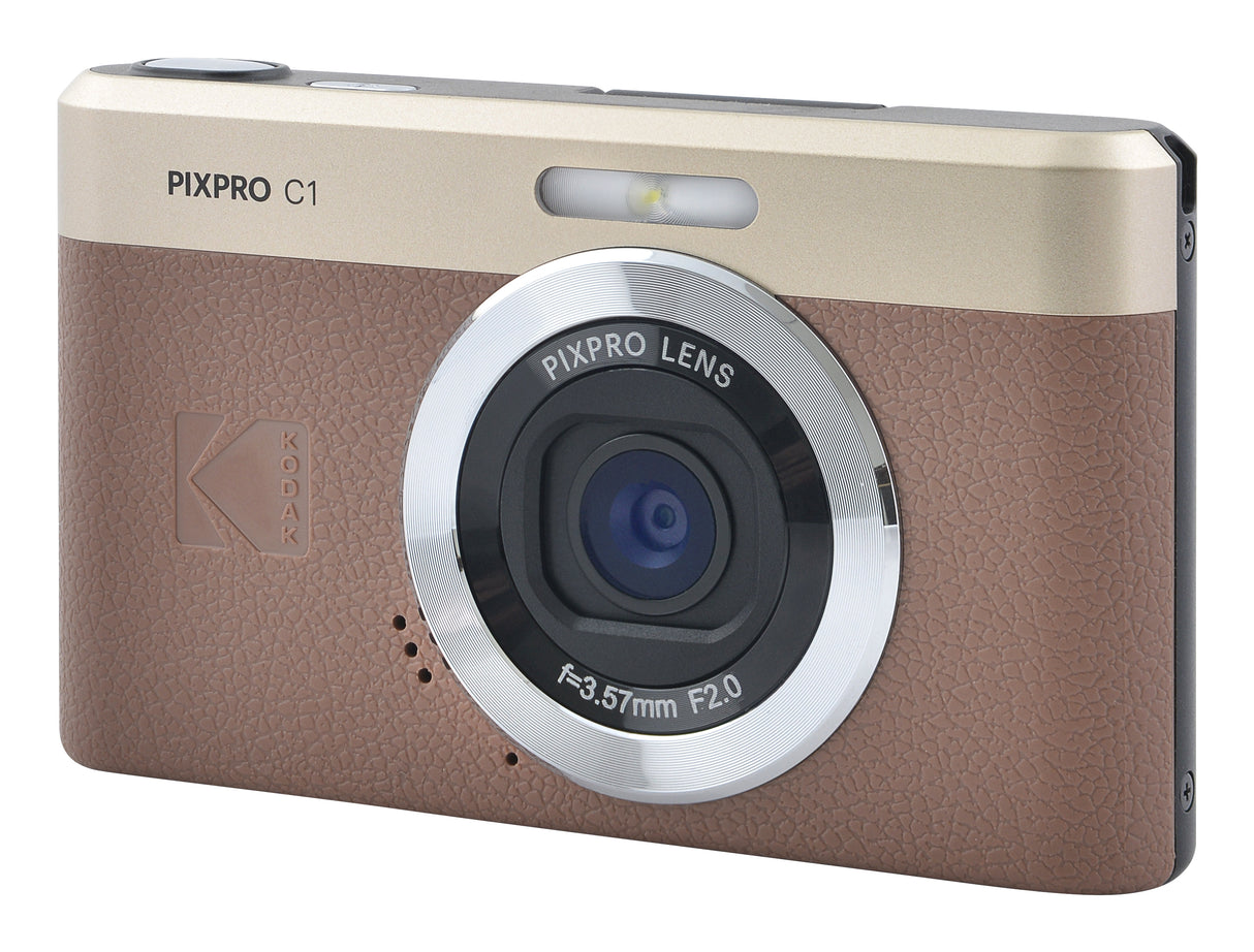 Kodak PIXPRO C1BN fotocamera digitale 1/3" Fotocamera compatta 13 MP CMOS 4160 x 3120 Pixel Marrone