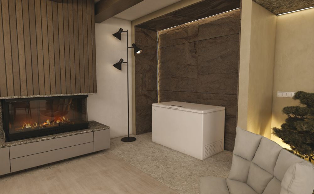Haier HCE420E Congelatore a pozzo Libera installazione 418 L Bianco