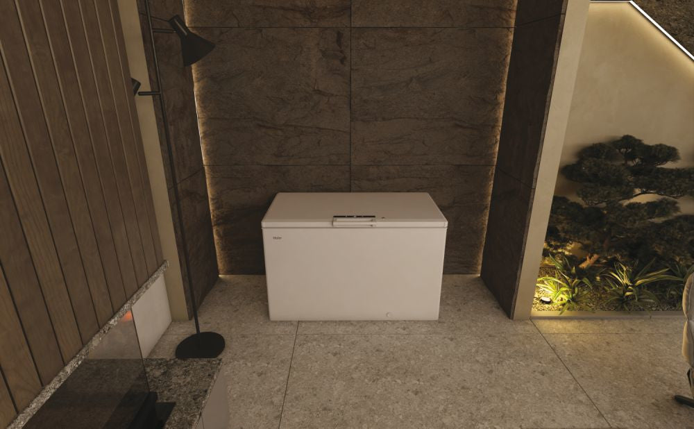 Haier HCE420E Congelatore a pozzo Libera installazione 418 L Bianco