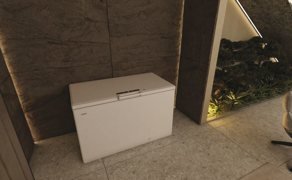 Haier HCE420E Congelatore a pozzo Libera installazione 418 L Bianco