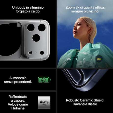 Apple iPhone 17 Pro 256GB Argento