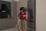Haier 3D 60 Serie 3 HTR3620CNMG Libera installazione 414 L Argento