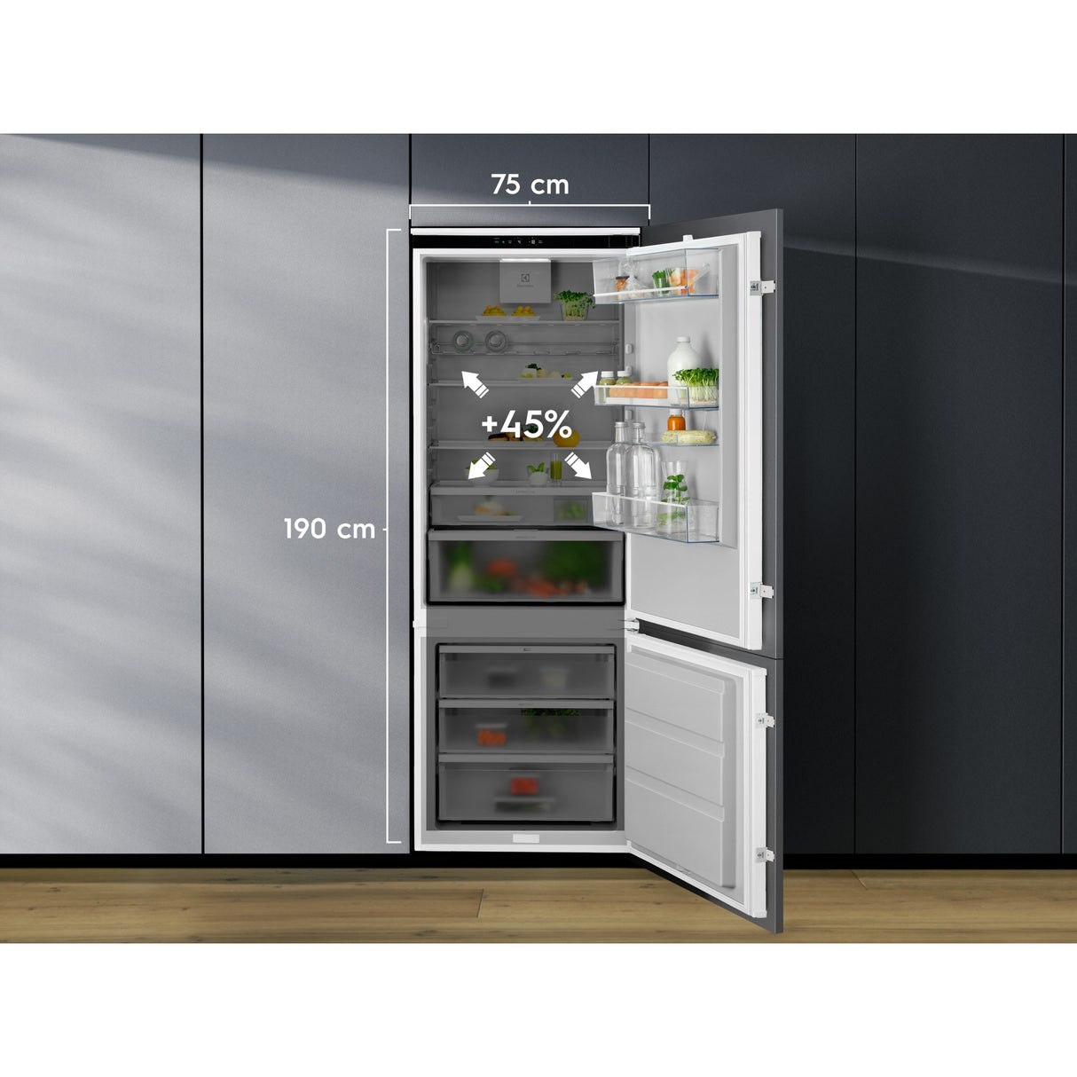 Electrolux ENG7TE75S Frigocongelatore Serie 700 GreenZone 710/696 188,4 cm