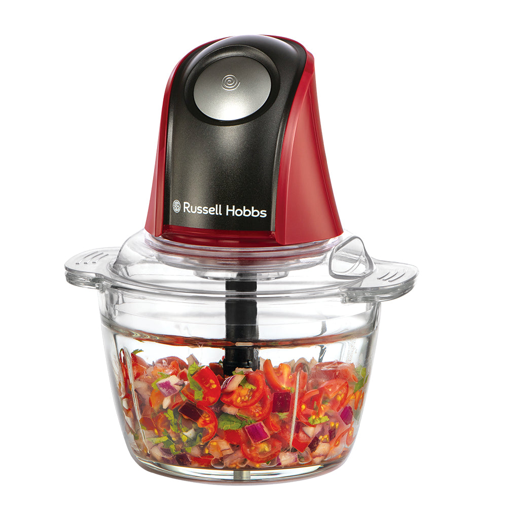 Russell Hobbs 27130-56 tritaverdure elettrico 0,5 L 200 W Nero, Rosso, Trasparente
