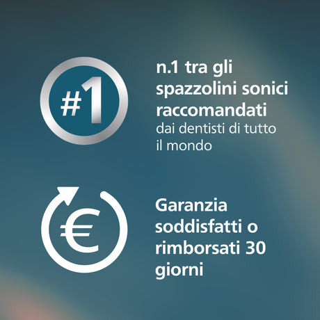 Philips Sonicare serie 5300 Spazzolino elettrico sonico con base di ricarica, 2 livelli intensità, sensore di pressione colore nero HX7101/02