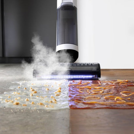 Polti RollySteam WD30C, lavapavimenti senza filo, che aspira, lava e igienizza con il vapore, senza detersivi