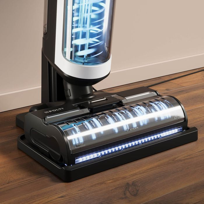 Polti RollySteam WD30C, lavapavimenti senza filo, che aspira, lava e igienizza con il vapore, senza detersivi