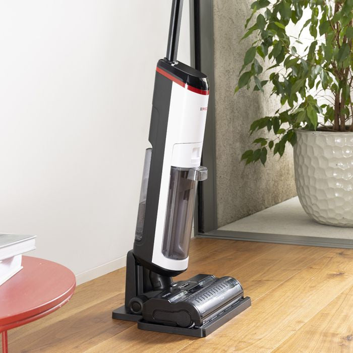 Polti RollySteam WD30C, lavapavimenti senza filo, che aspira, lava e igienizza con il vapore, senza detersivi