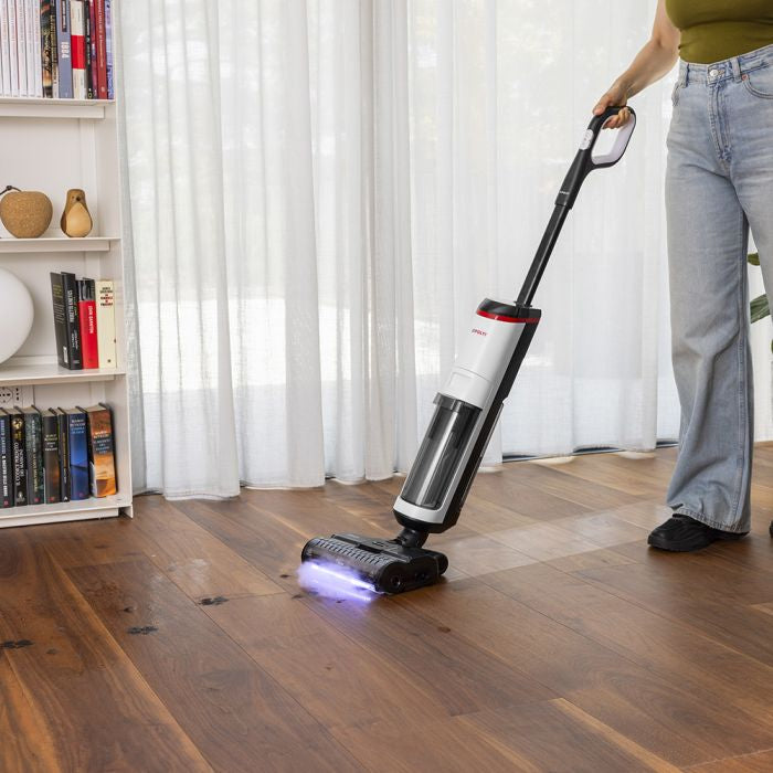 Polti RollySteam WD30C, lavapavimenti senza filo, che aspira, lava e igienizza con il vapore, senza detersivi