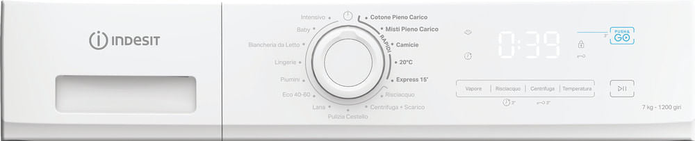 Indesit Lavatrice a libera installazione IMA 762 MY TIME IT - IMA 762 MY TIME IT