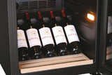 Haier Wine Bank 50 Serie 5 HWS49GA Cantinetta vino con compressore Libera installazione Nero 49 bottiglia/bottiglie