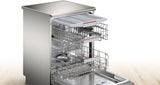 Bosch Serie 6 SMS6ZCI10E Lavastoviglie da libera installazione 14 coperti Acciaio spazzolato anti-impronta Classe B