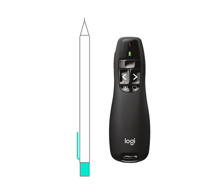 Logitech 910-001356 puntatore wireless RF Nero
