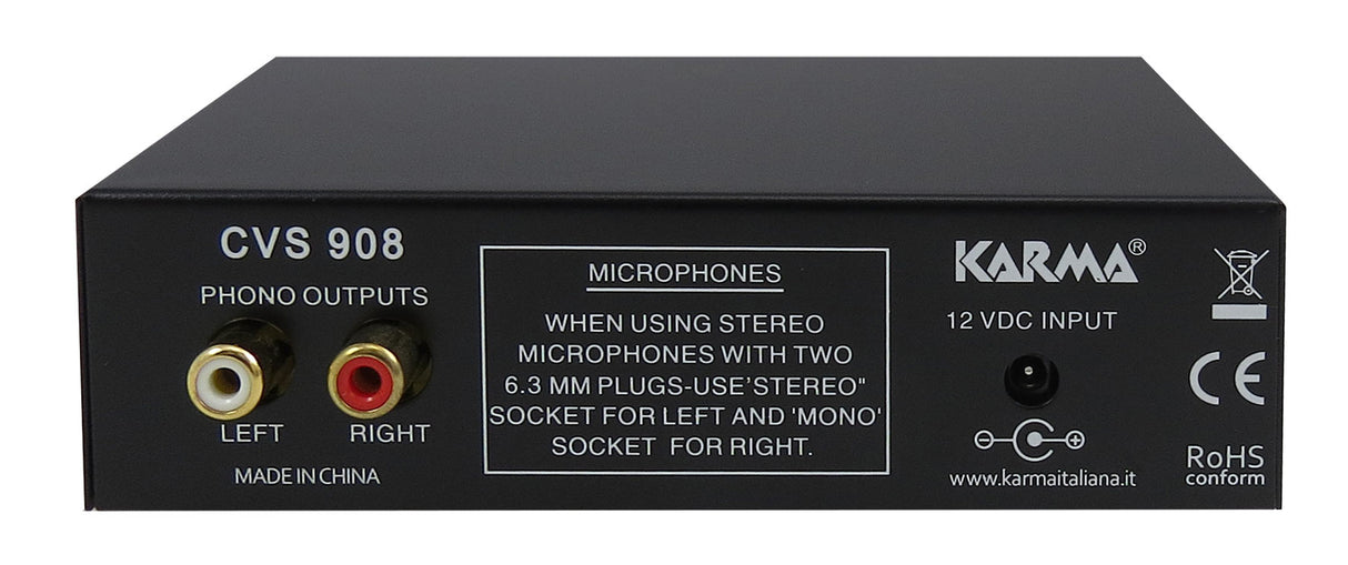 Karma Italiana CVS 908 convertitore audio Nero