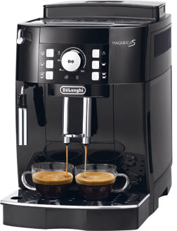 De’Longhi Magnifica S ECAM21.110.B, Macchina Automatica per Caffè in Chicchi, Cappuccinatore Manuale Classico, 2 bevande dirette, Pannello Comandi con Tasti, Black