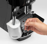 De’Longhi Magnifica S ECAM21.110.B, Macchina Automatica per Caffè in Chicchi, Cappuccinatore Manuale Classico, 2 bevande dirette, Pannello Comandi con Tasti, Black