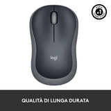 Logitech M185 mouse wireless (nero)
