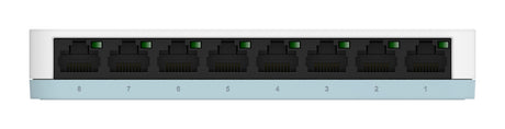 D-Link DGS-1008D/E switch di rete Non gestito Gigabit Ethernet (10/100/1000) Bianco