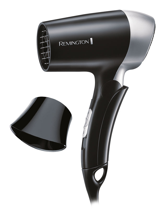 Remington D2400 asciuga capelli 1400 W Nero, Argento