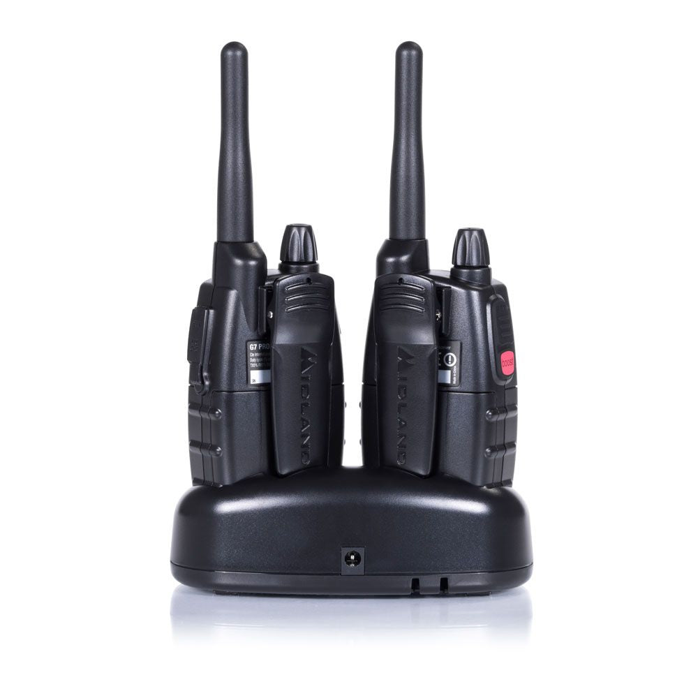 Midland G7 Pro Walkie Talkie ricetrasmittente 69 canali 446.00625 - 446.09375 MHz Nero