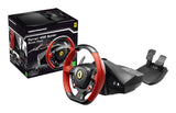 Thrustmaster Ferrari 458 Spider Nero, Rosso USB Sterzo + Pedali Xbox One