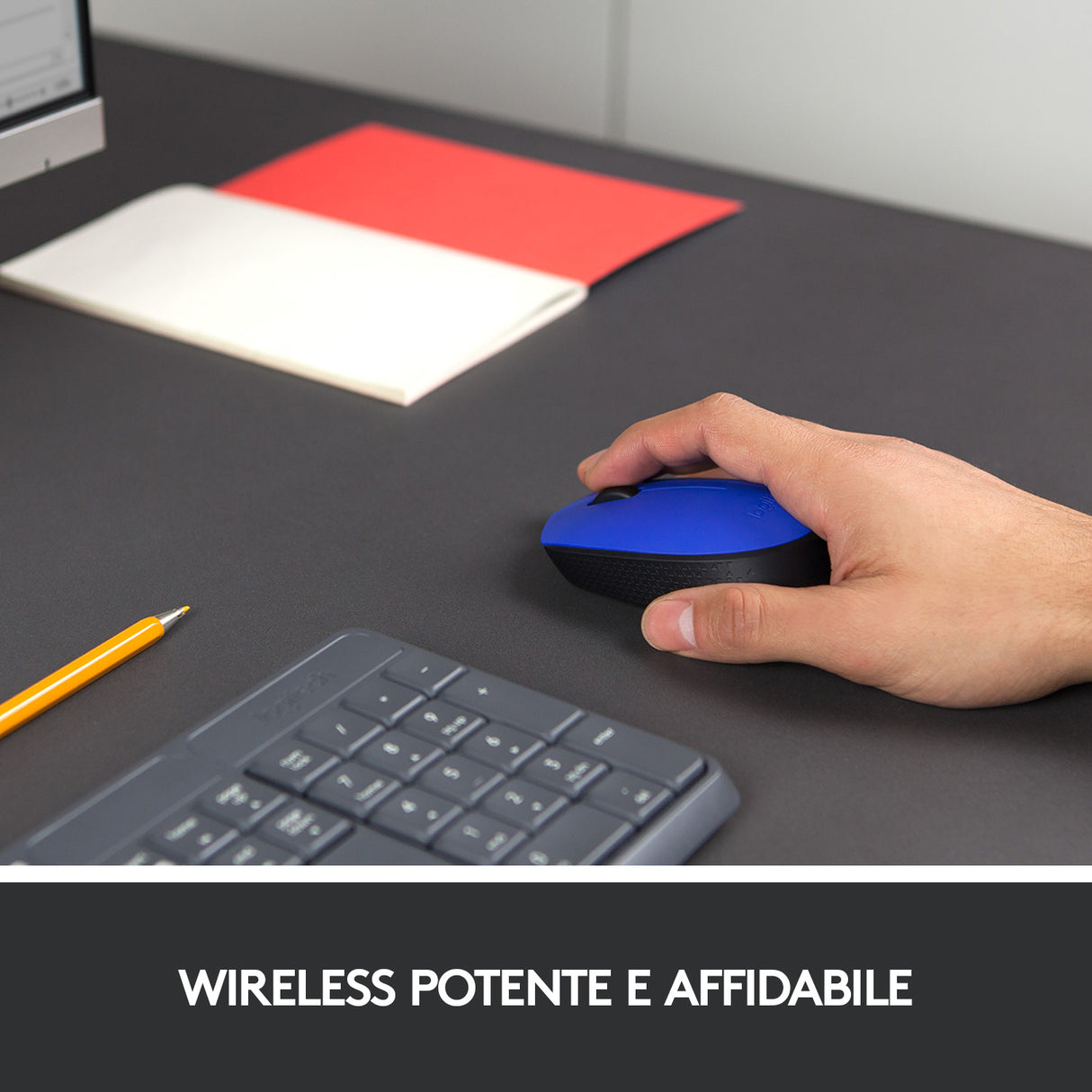 Logitech M171 mouse wireless (blu)